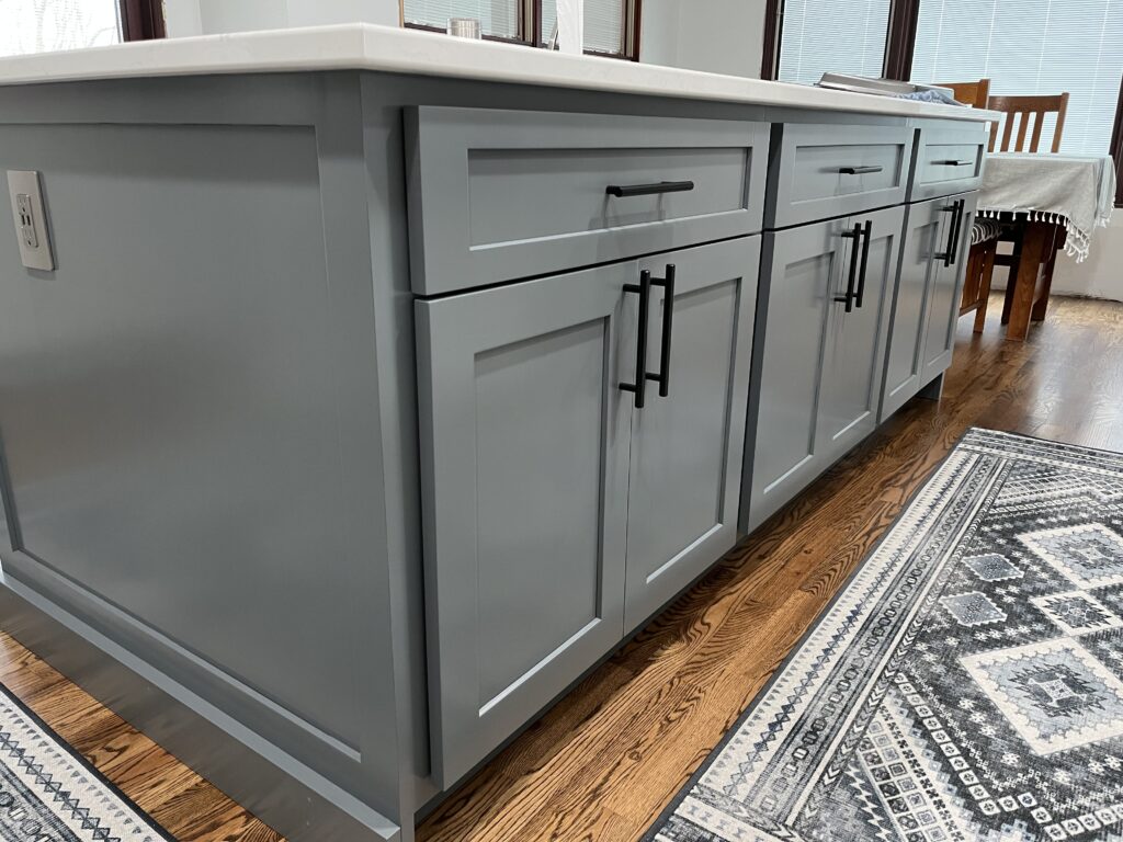 mitchelville iowa custom kitchen island cabinets des moines renovation