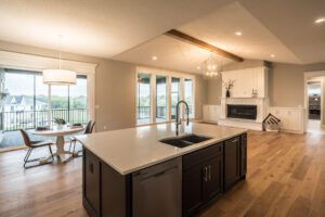 custom kitchen island des moines