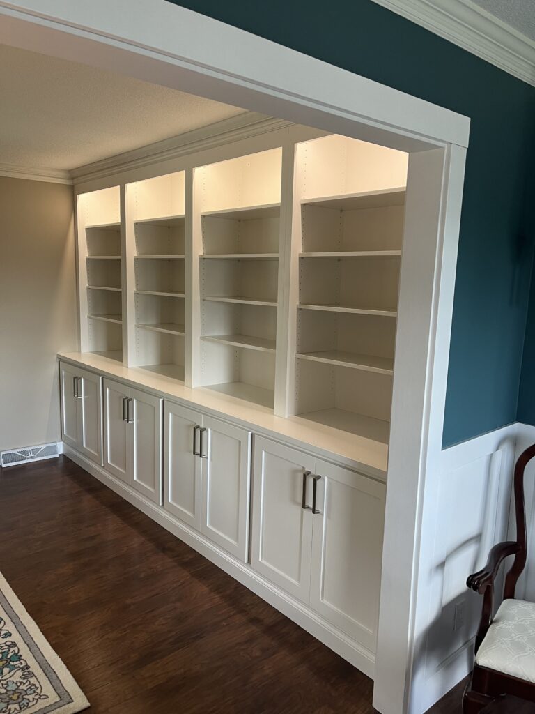 west des moines custom bookcases