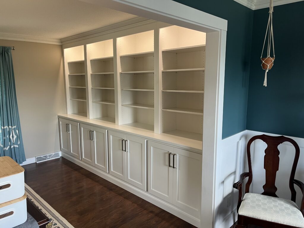 west des moines custom bookcases