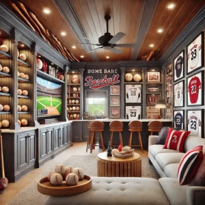 custom woodworking man cave