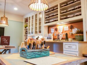 Craft room custom cabinets