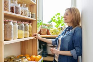 custom cabinets in pantry